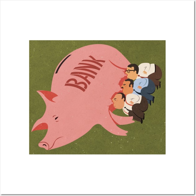 Pig Alt Wall Art by John Holcroft